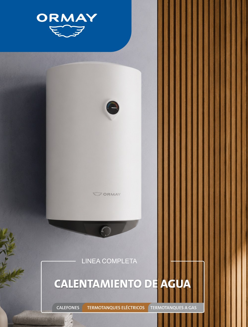 Portada Catálogo Ormay Calentamiento de Agua