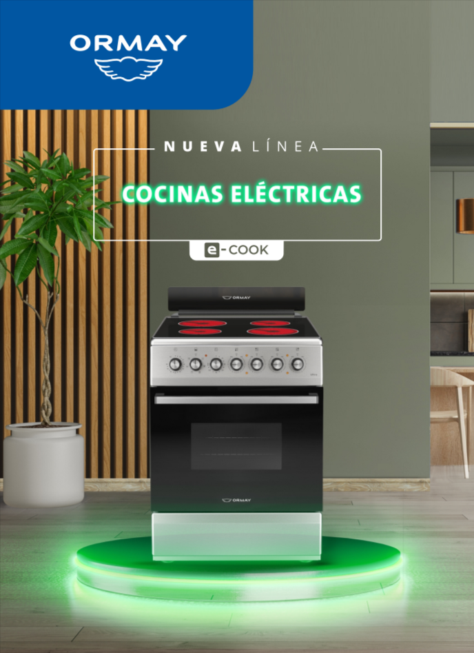 Portada Catálogo Ormay Cocinas Eléctricas